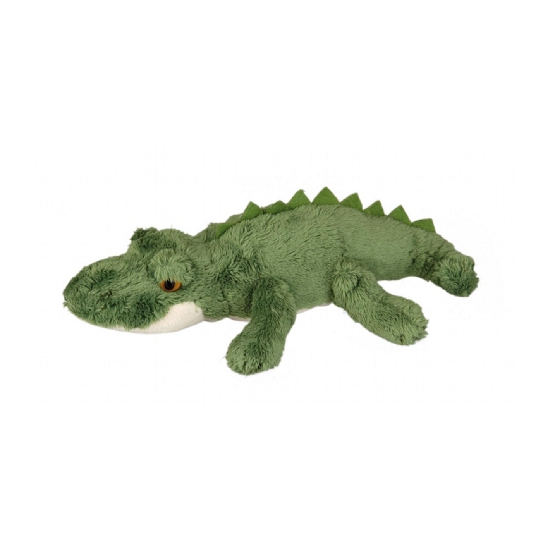Groene krokodil knuffel 15 cm -