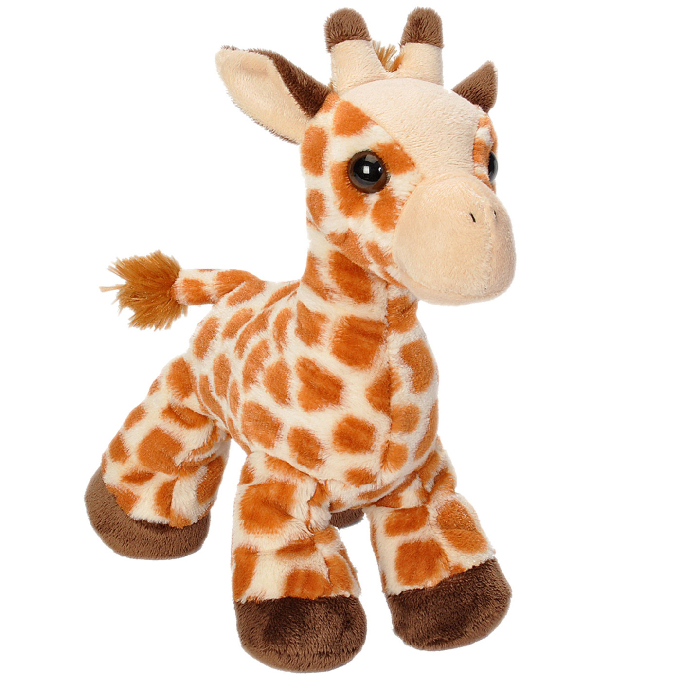 Wild Republic Pluche dieren knuffels Giraffe van 18 cm -