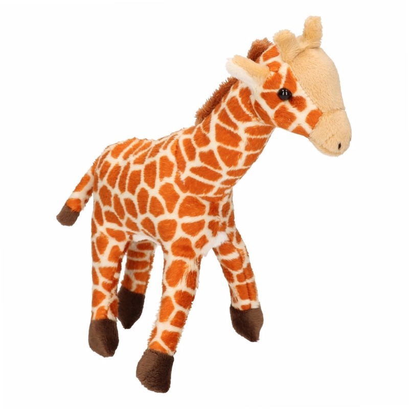 Cornelissen Pluche giraffe knuffel 24 cm -