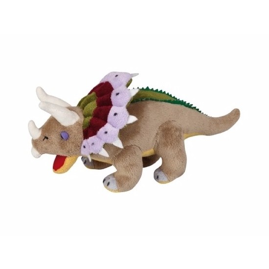 Ravensden Pluche dinosaurus Triceratops knuffel 30 cm -