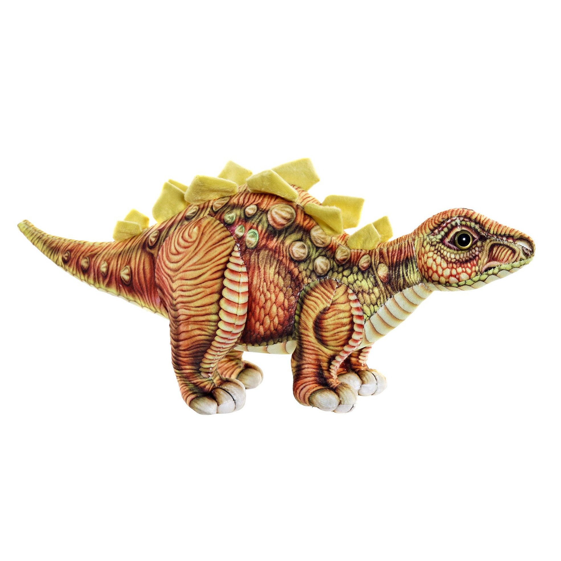 Merkloos Pluche speelgoed knuffel dinosaurus Stegosaurus cm -