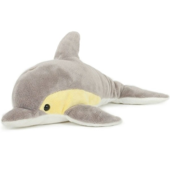 Semo Pluche dolfijn knuffel 33 cm speelgoed -