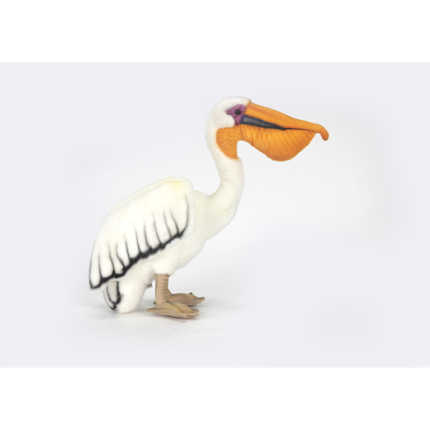 Hansa pluche witte pelikaan knuffel 25 cm -