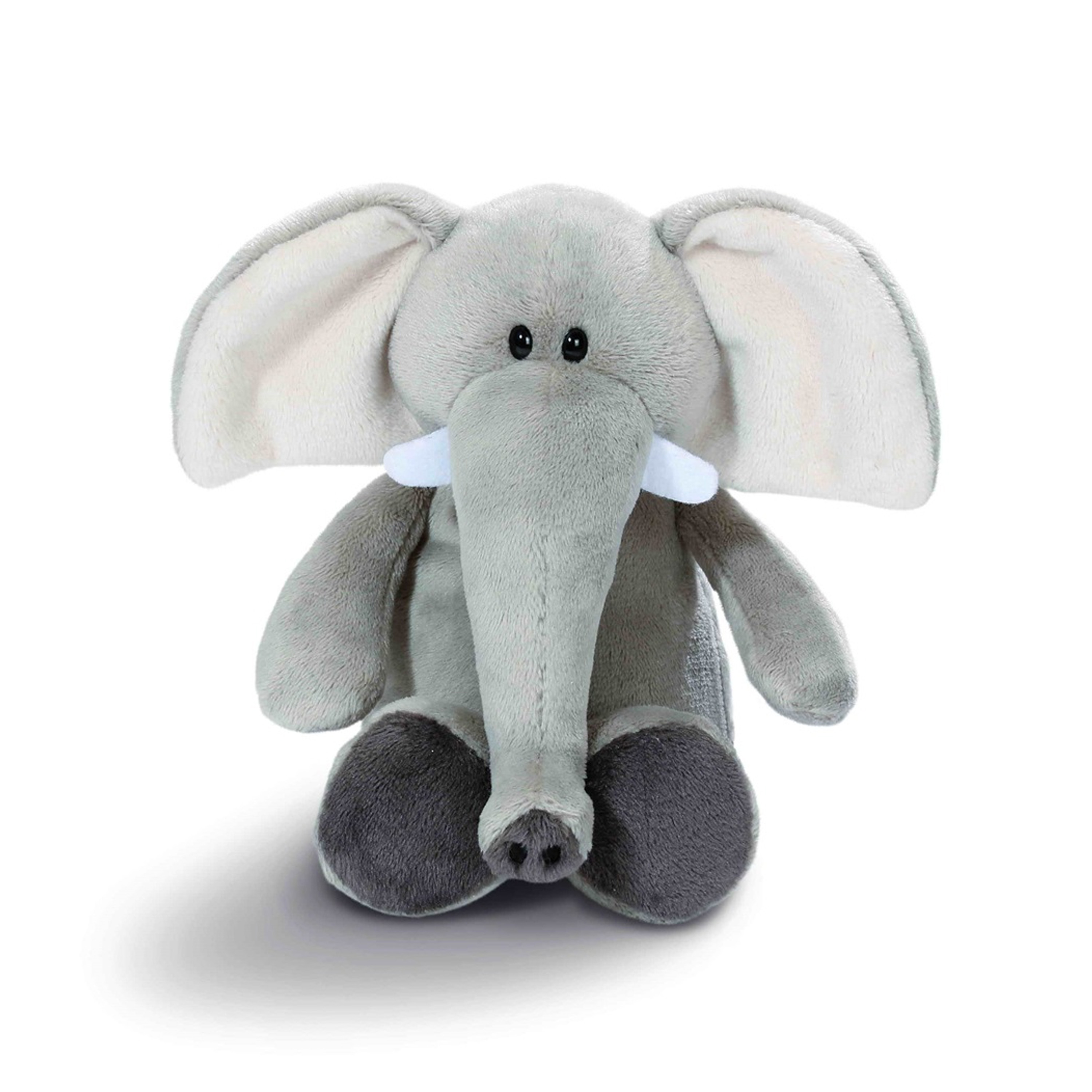 NICI olifant pluche knuffel - grijs - 20 cm -