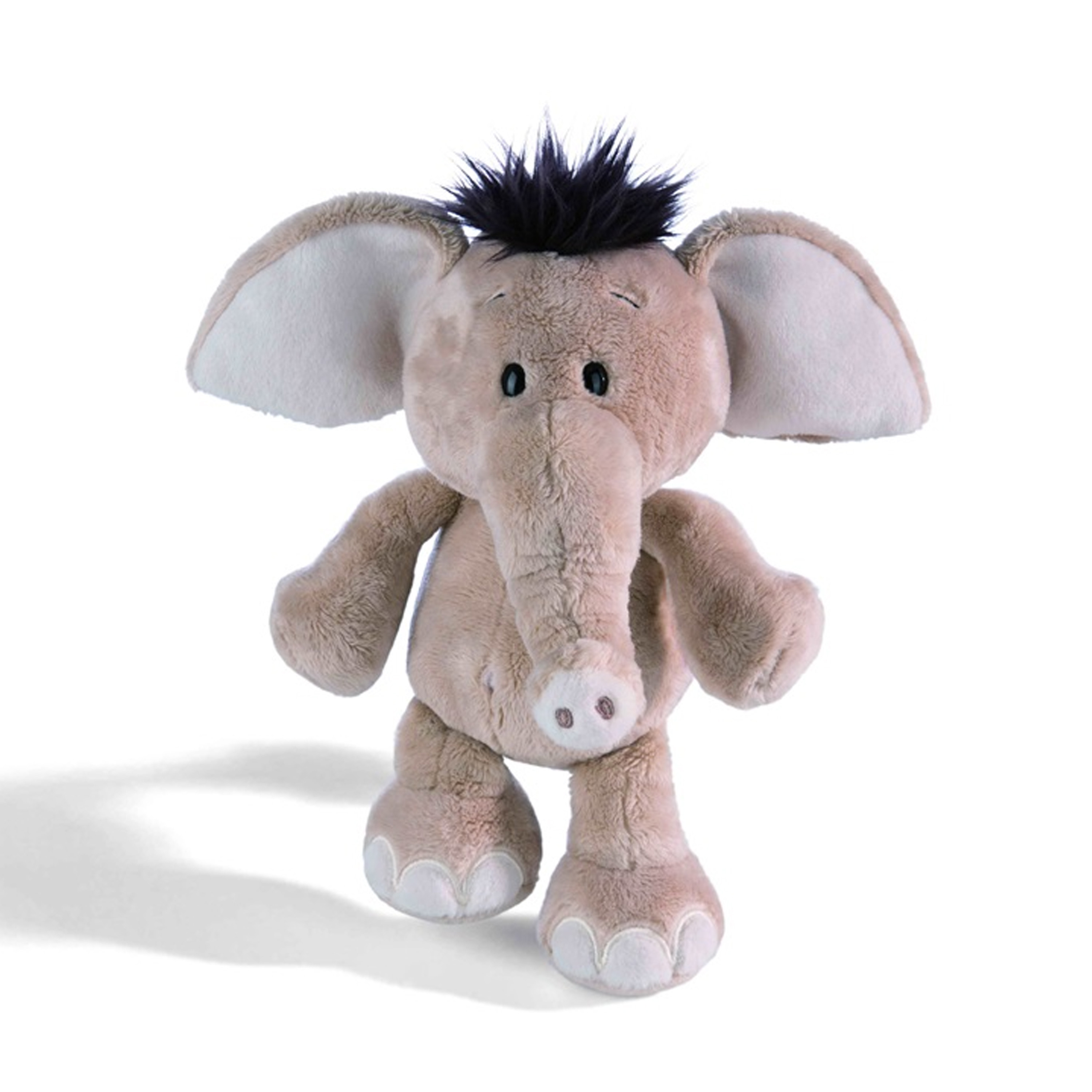 NICI olifant pluche knuffel - grijs - 25 cm -
