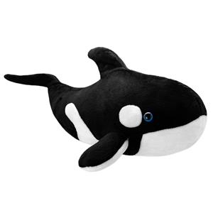 Pluche zwart/witte orka knuffel cm speelgoed -