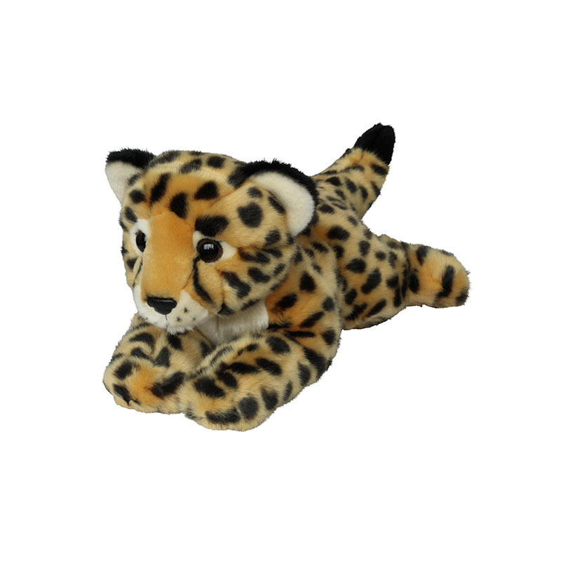 Nature Planet Pluche dieren knuffels Cheetah/jachtluipaard van 33 cm -