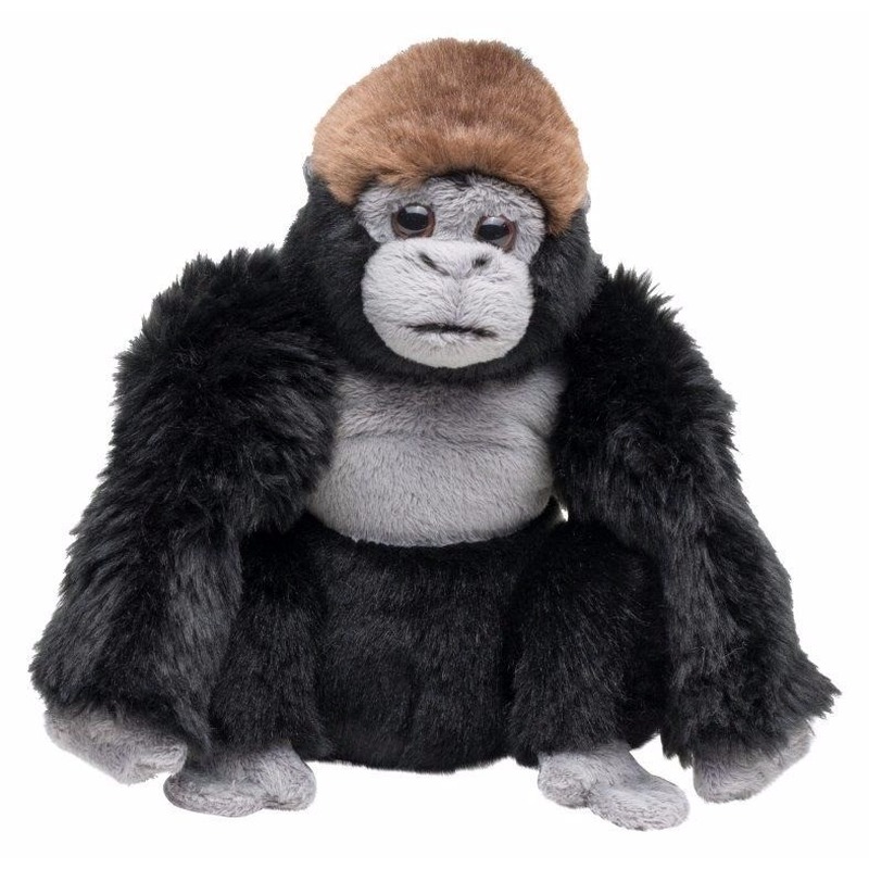 Nature Planet Pluche knuffel gorilla aap 18 cm -