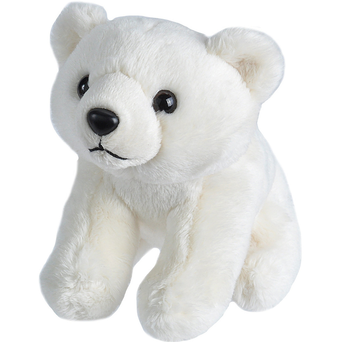 Wild Republic Pluche knuffel knuffeldier ijsbeer 15 cm -