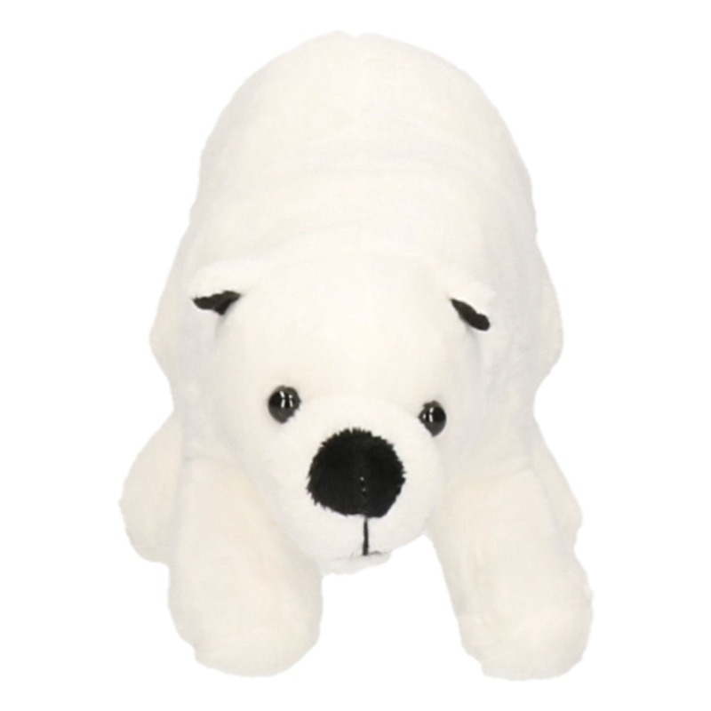 Cornelissen Pluche ijsbeer knuffel wit 21 cm -