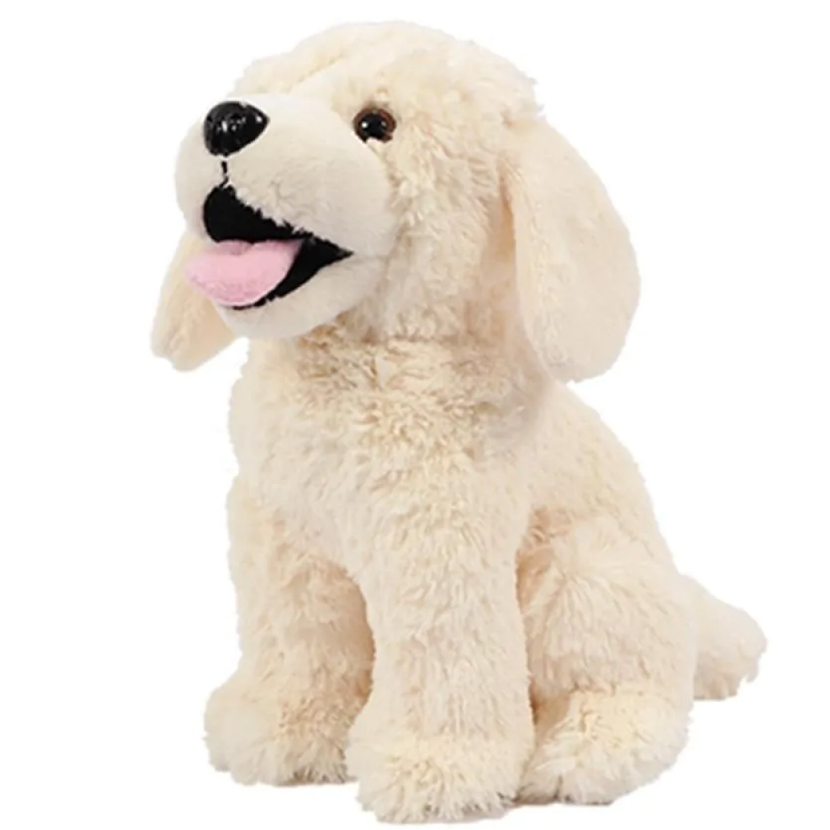 PIA Soft Toys Pluche labrador hond knuffel - beige - 20 cm -