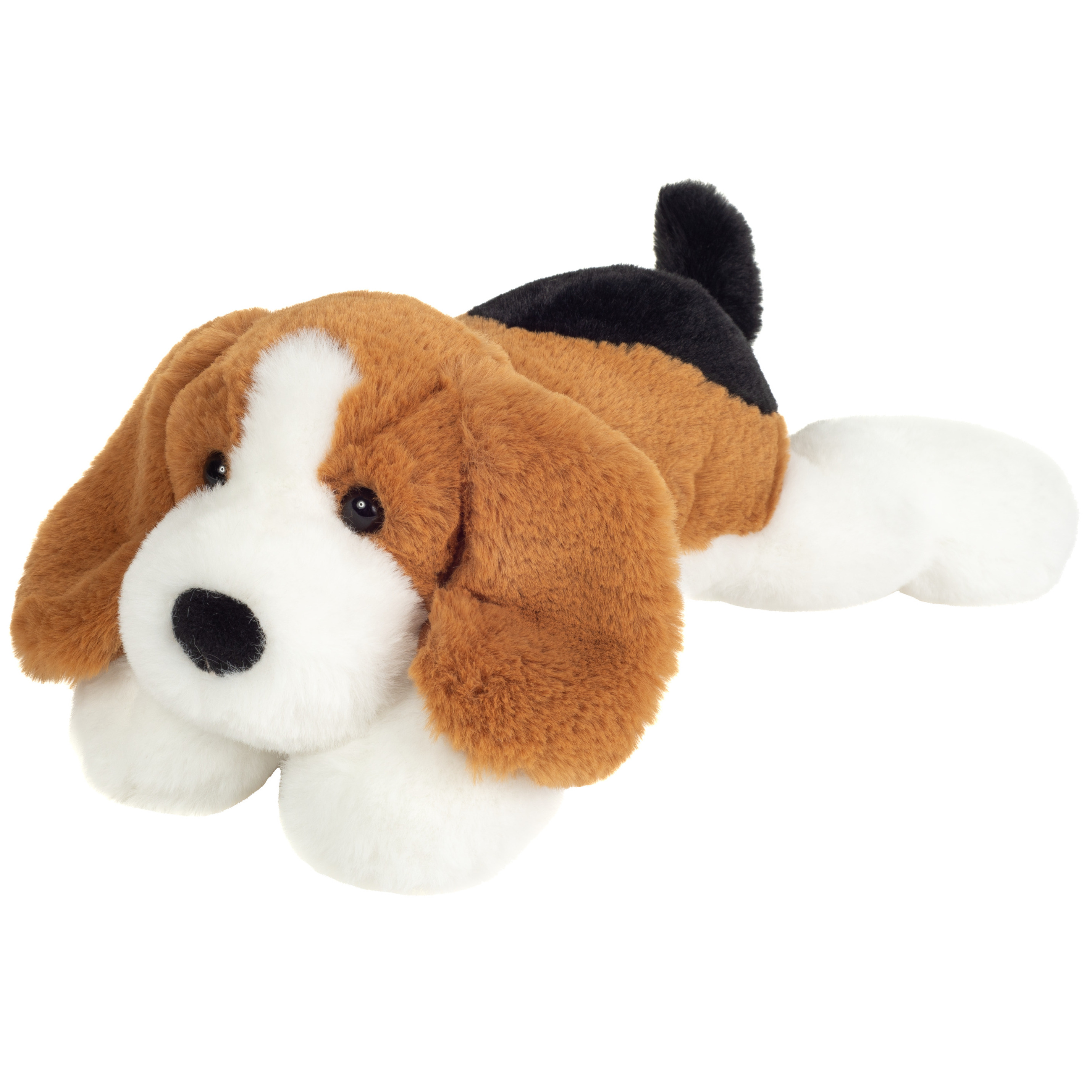 Hermann Teddy Knuffeldier hond Beagle - zachte pluche stof - premium knuffels - multi kleuren - 29 cm -