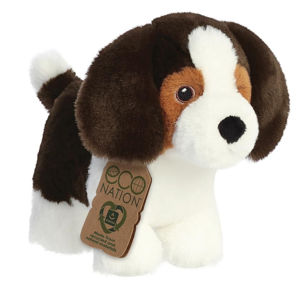 Aurora Pluche dieren knuffels beagle hond van 21 cm -