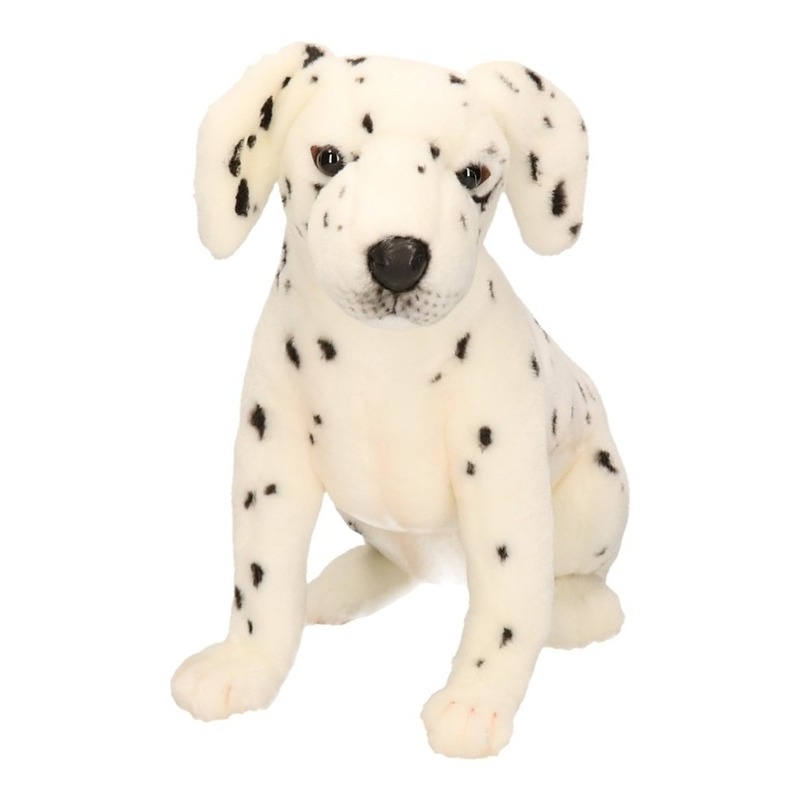Hansa pluche dalmatier pup knuffel 26 cm -