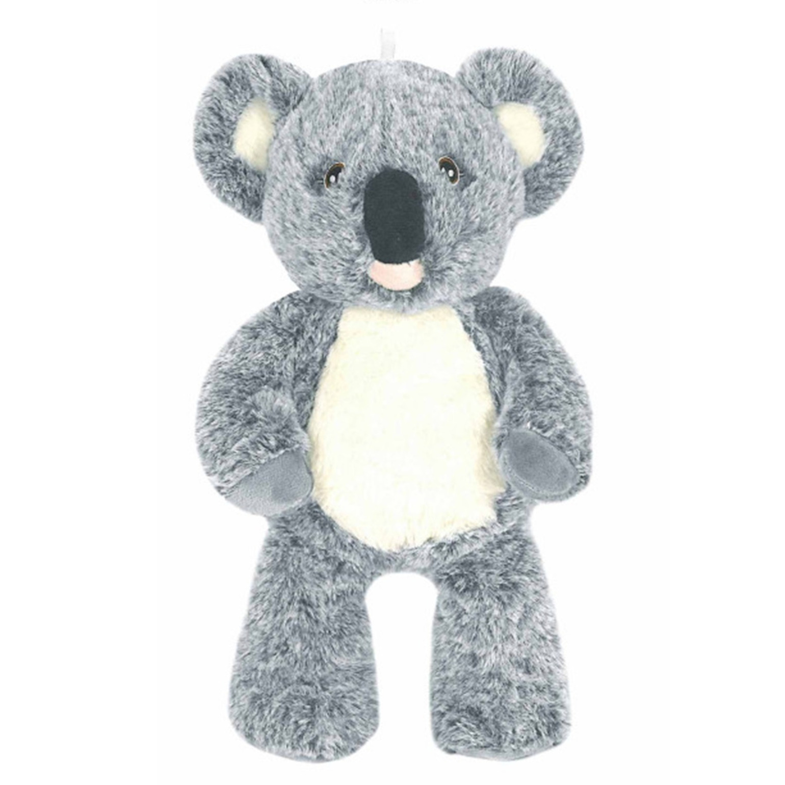 Sandy Knuffeldier Koala Aussie - zachte pluche stof - dieren knuffels - grijs - 25 cm -