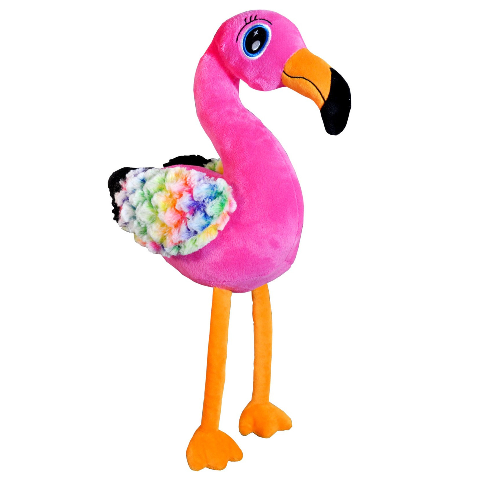 Sandy Pluche speelgoed knuffeldier Flamingo van 28 cm -