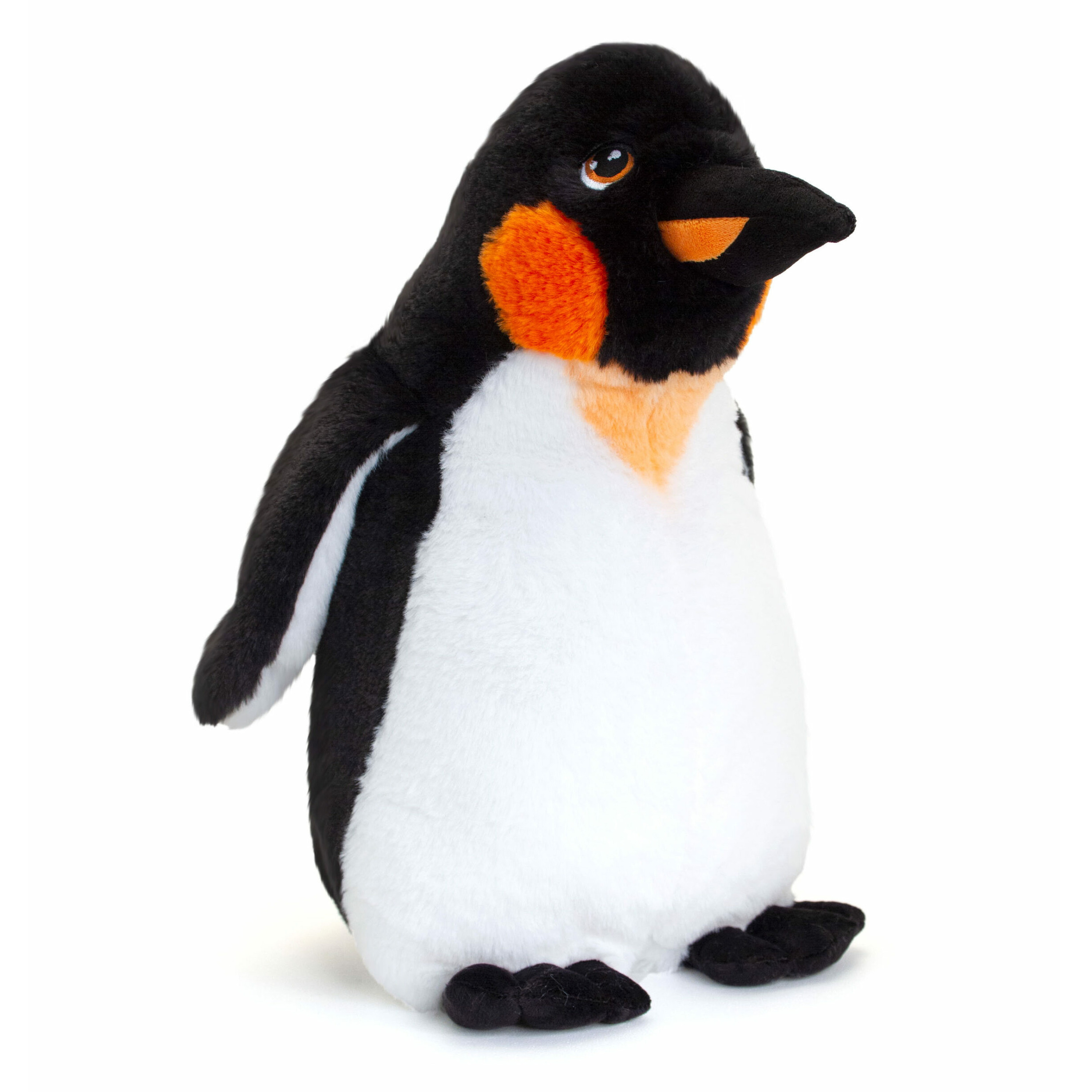 Keel Toys pluche keizers pinguin knuffeldier - wit/zwart - staand - cm -