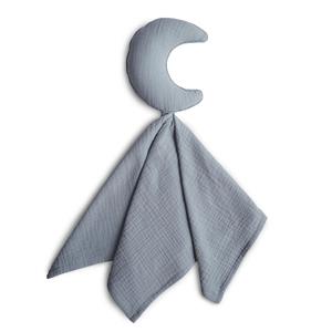 LalaShops Mushie Knuffeldoekje - Lovely Blanket - Moon Blue