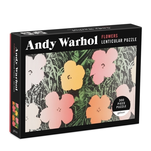 Andy Warhol Flowers 300 Piece Lenticular Puzzle -   (ISBN: 9780735366909)