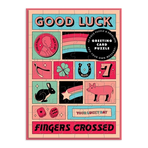 Berlin Michelle Good Luck Greeting Card Puzzle -   (ISBN: 9780735367210)