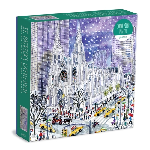 Galison Michael Storrings St. Patricks Cathedral 1000 Piece Puzzle -   (ISBN: 9780735369351)