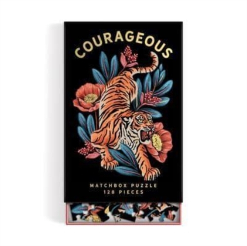 Galison Courageous 128 Piece Matchbox Puzzle -   (ISBN: 9780735373259)