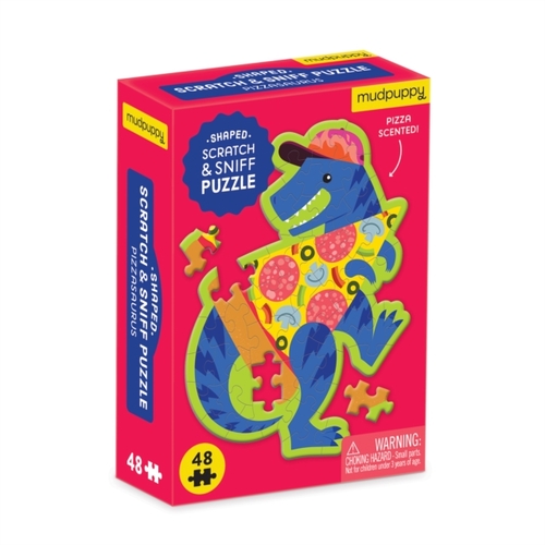 Mudpuppy Pizzasaurus 48 Piece Mini Scratch & Sniff Puzzle -   (ISBN: 9780735378667)