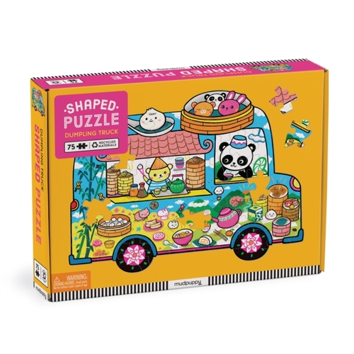 Mudpuppy Dumpling Truck 75 Piece Shaped Scene Puzzle -   (ISBN: 9780735378933)