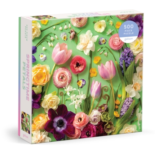 Galison SpringtimeÂ Petals 500 Piece Puzzle -   (ISBN: 9780735381858)
