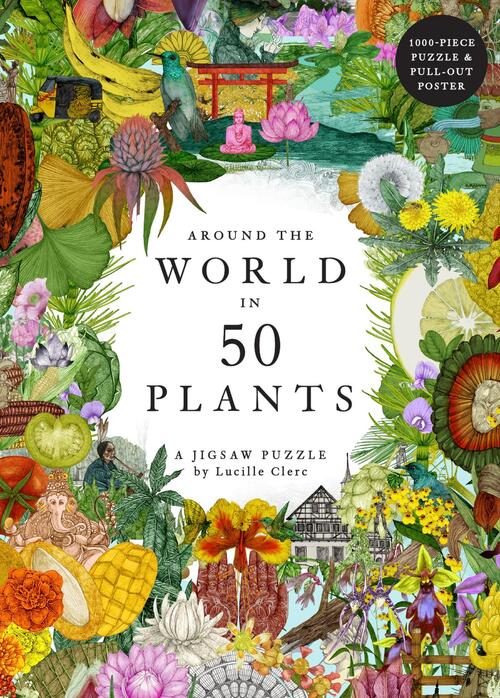 Jonathan Drori Around The World In 50 Plants -   (ISBN: 9781399609104)