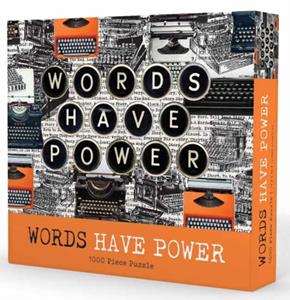 Gibbs Smith 1000-Piece Puzzle: Words Have Power -   (ISBN: 9781423658900)