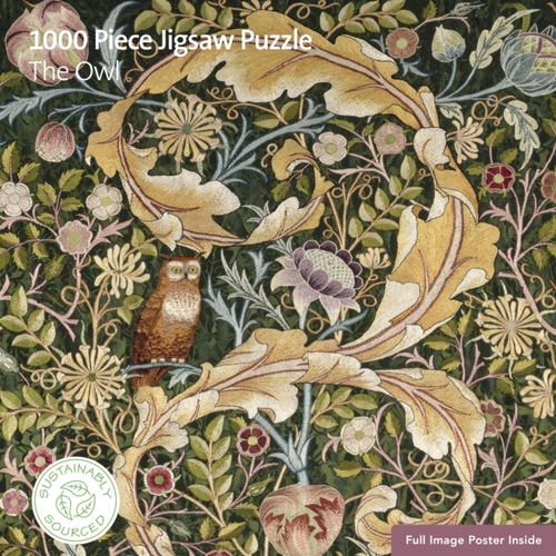 Flame Tree Studio Adult Sustainable Jigsaw Puzzle V&A: The Owl -   (ISBN: 9781804176276)