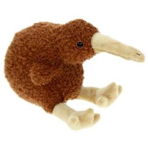 Cornelissen Pluche kiwi vogel knuffel 19 cm - Dieren speelgoed knuffels -