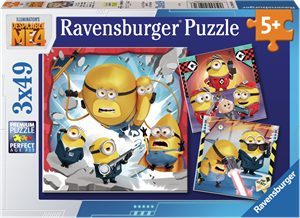 Ravensburger Despicable Me 4 Puzzel (3x49 stukjes)