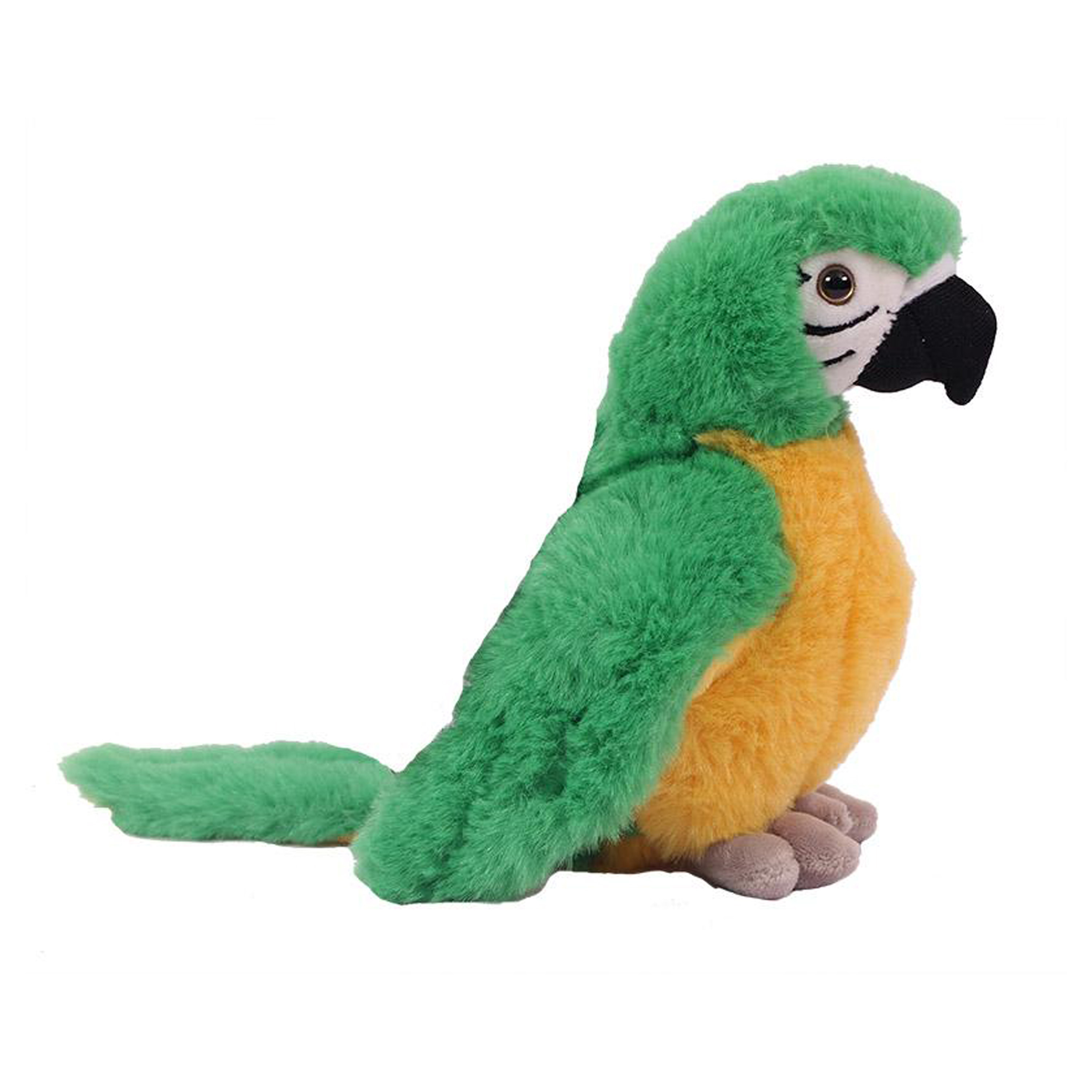 PIA Soft Toys Knuffeldier Papegaai - zachte pluche stof - premium kwaliteit knuffels - groen - 20 cm -