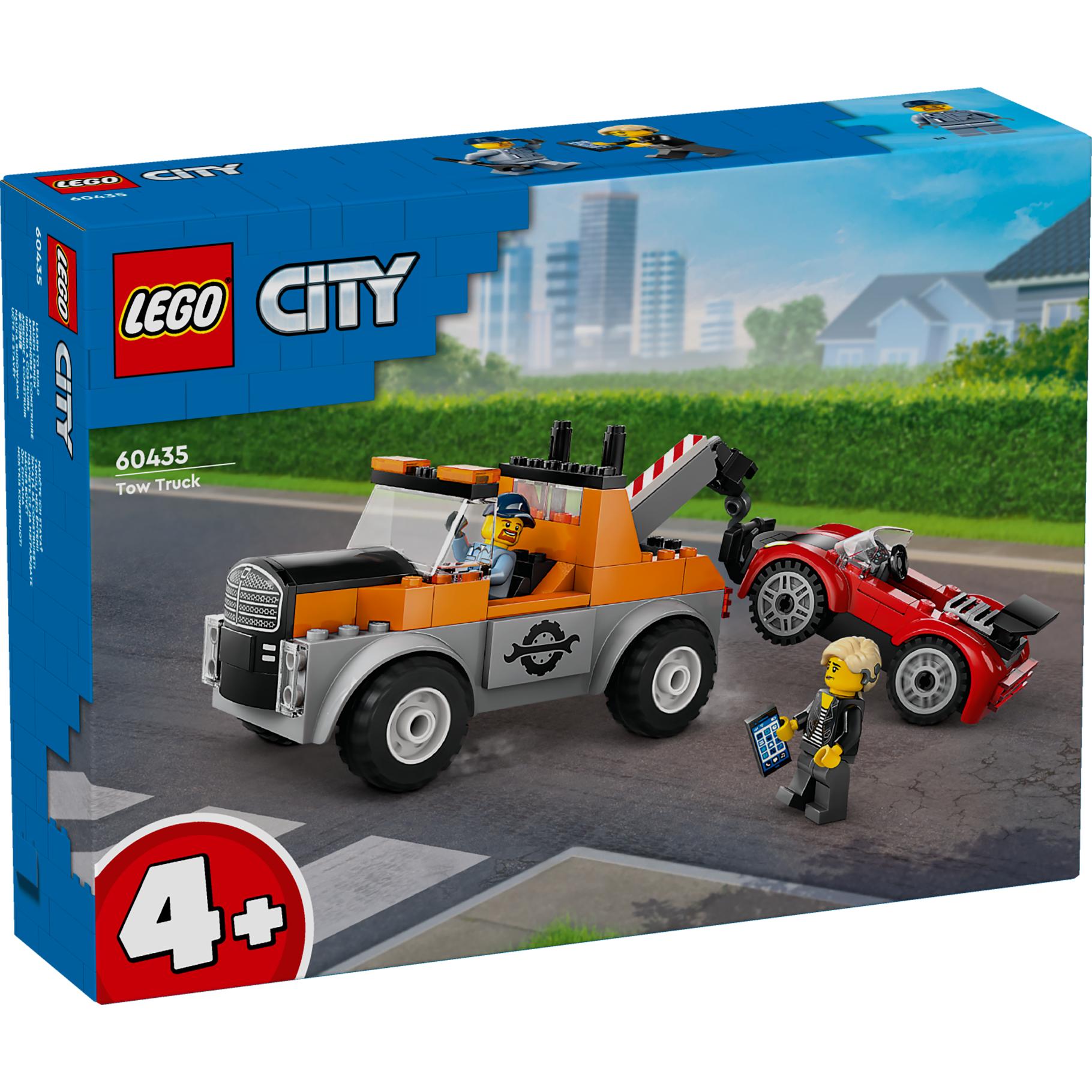 Top1Toys LEGO 60435 City Great Vehicles Sleepwagen En En Sportautoreparatie