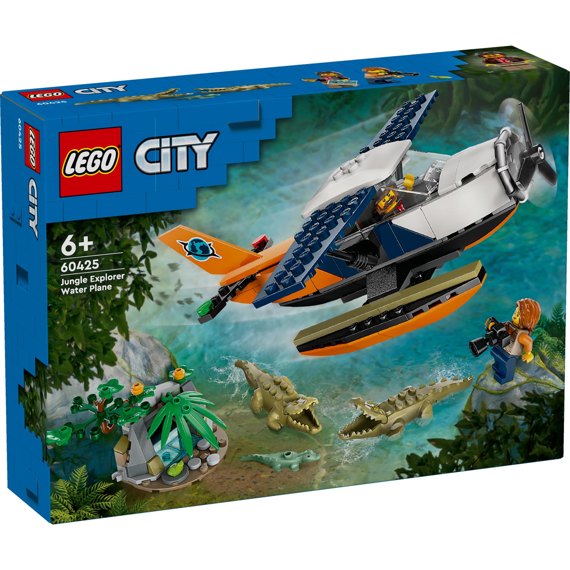 Lego 60425 City Dschungelforscher-Wasserflugzeug, Konstruktionsspielzeug