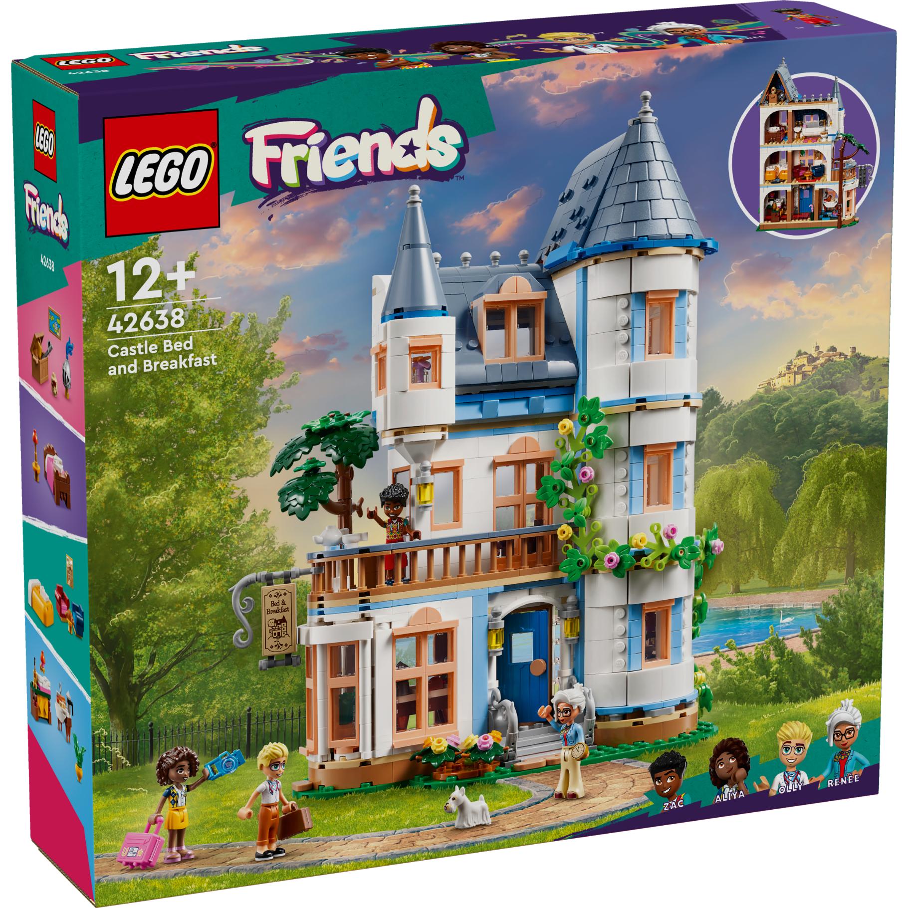 Lego 42638 Friends Burg mit Ferienunterkunft, Konstruktionsspielzeug