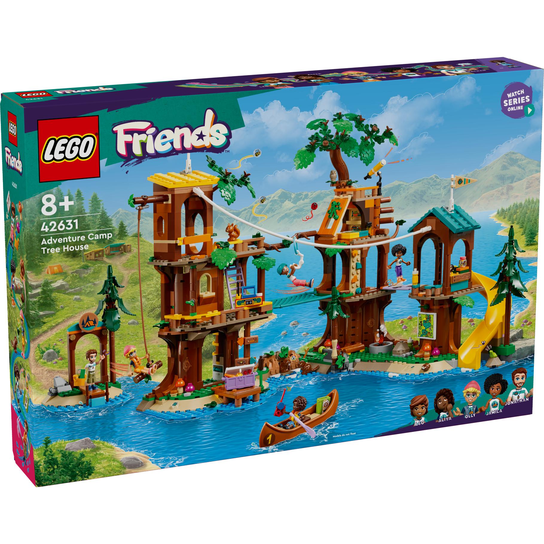 Lego 42631 Friends Baumhaus im Abenteuercamp, Konstruktionsspielzeug
