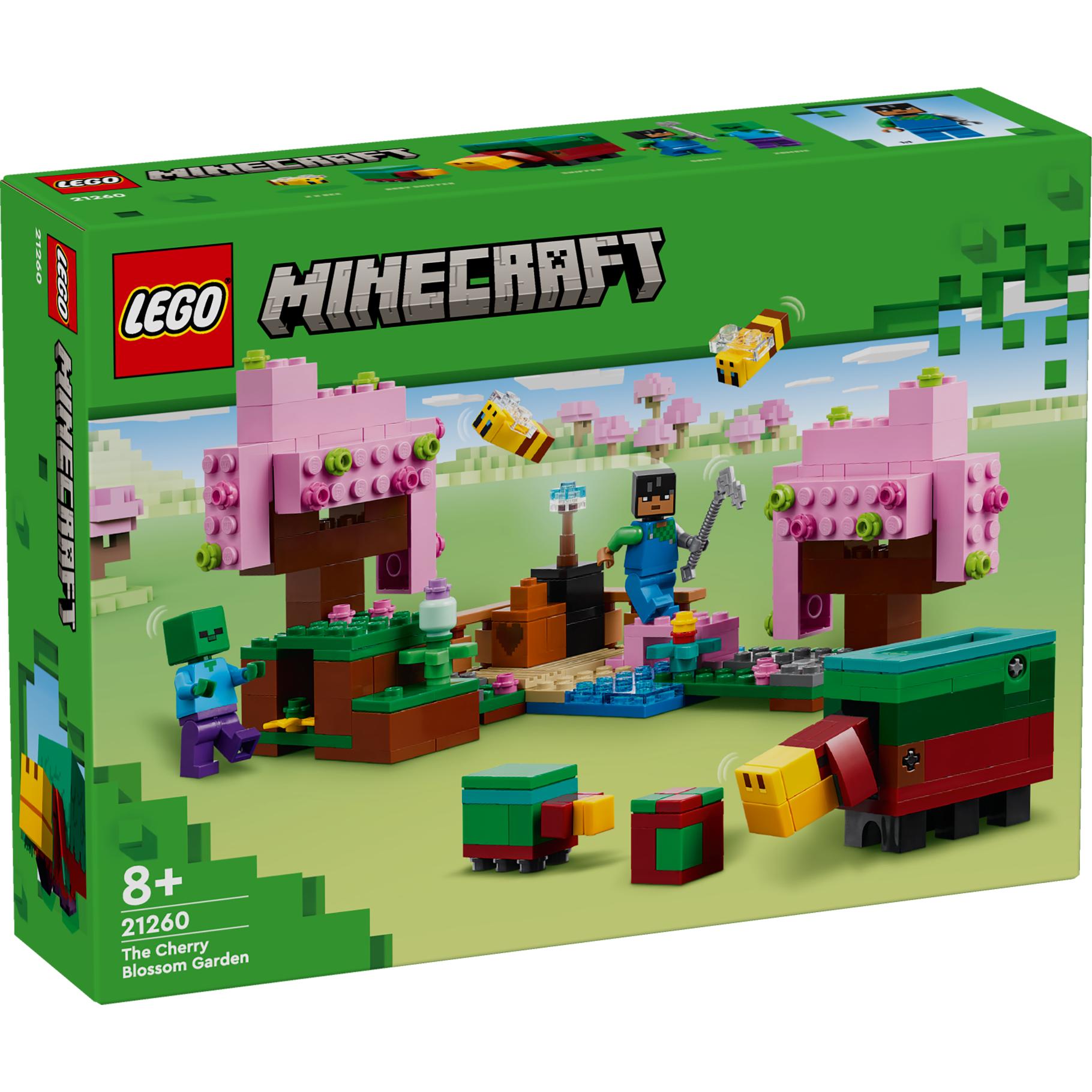 Lego 21260 Minecraft Der Kirschblütengarten, Konstruktionsspielzeug