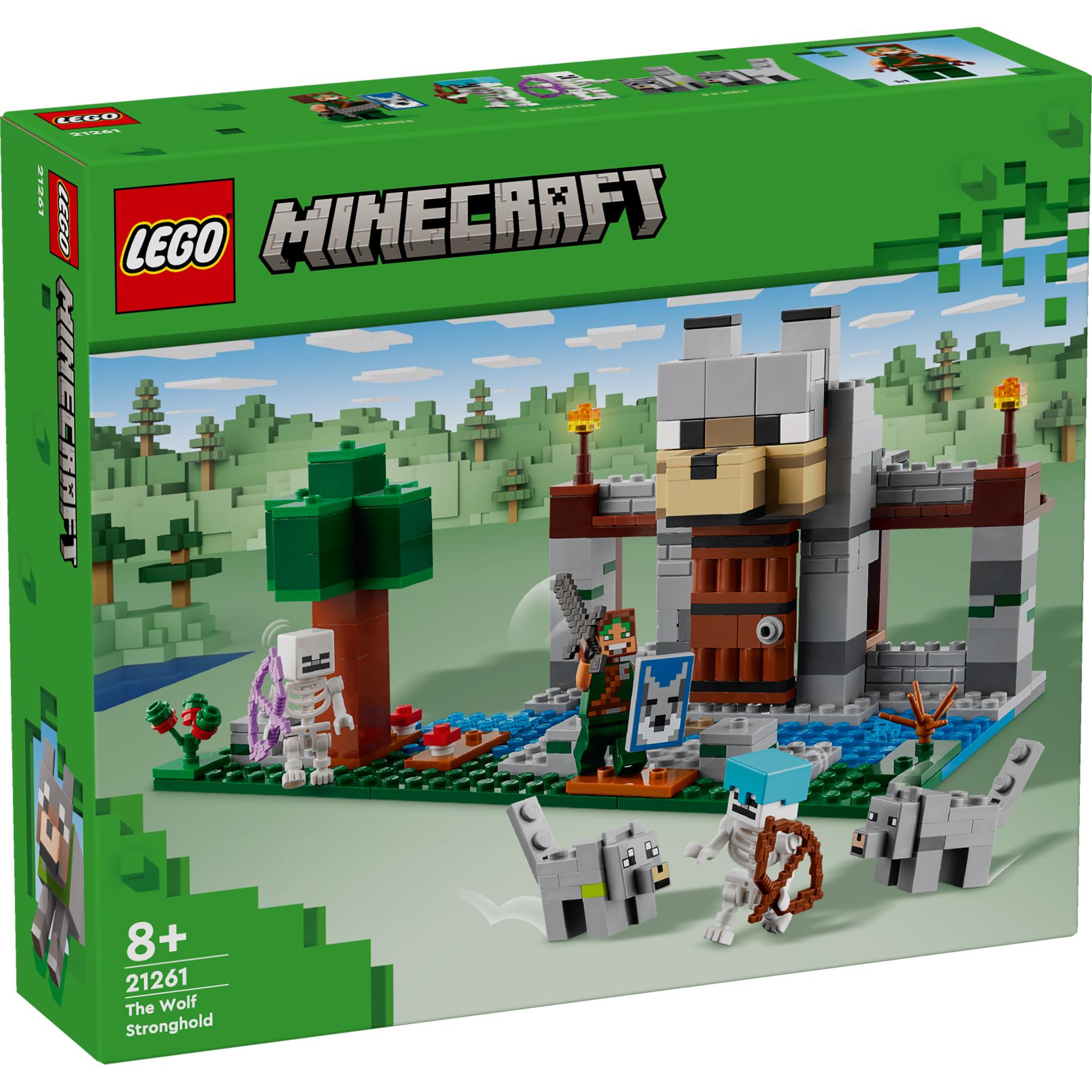 Lego 21261 Minecraft Die Wolfsfestung, Konstruktionsspielzeug