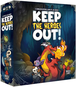 Keep the heroes out! - Boardgame