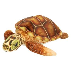 Cornelissen Pluche bruine zeeschildpad knuffel 25 cm speelgoed -