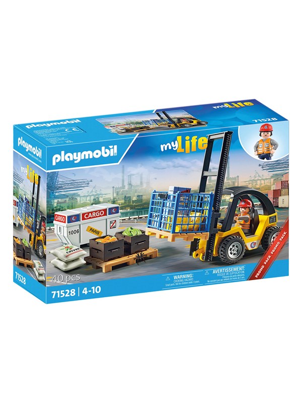 Playmobil My Life Promo Heftruck met Lading 71528