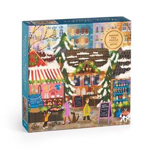 Galison, Joy Laforme Joy Laforme Merry Market 1000 Piece Foil Puzzle In A Square Box -   (ISBN: 9780735383128)