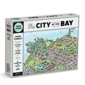 Galison The City By The Bay 1000 Piece Maze Puzzle -   (ISBN: 9780735372009)