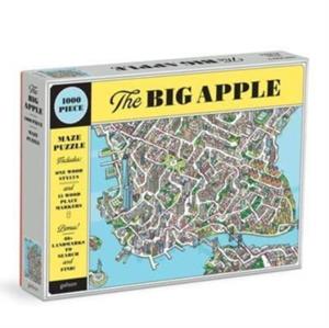 Galison The Big Apple 1000 Piece Maze Puzzle -   (ISBN: 9780735372023)