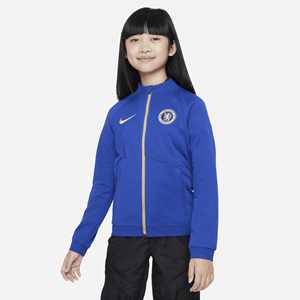 Nike Chelsea FC Academy Pro  Knit voetbaljack voor kids - Blauw
