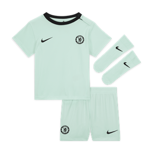 Nike Chelsea FC 2023/24 Derde  driedelig voetbaltenue voor baby's/peuters - Groen