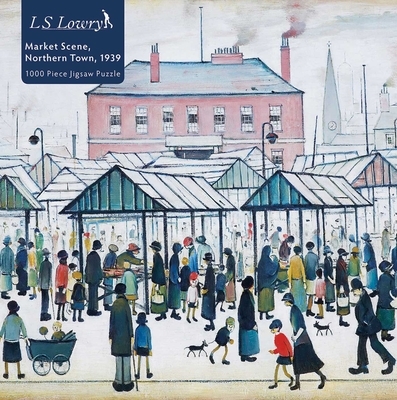 Flame Tree Studio Adult Jigsaw Puzzle L.S. Lowry: Market Scene, Northern Town, 1939 -   (ISBN: 9781839642876)